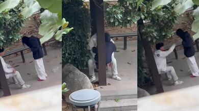 徐州技师学院小亭 情侣户外激情骑乘 妹子跨坐猛摇 裙下汁水狂喷 凉风吹拂高潮迭起！